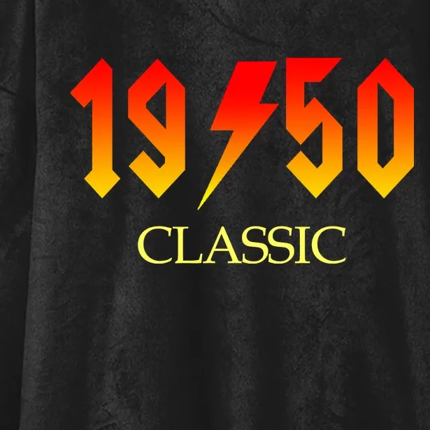 1950 Classic Rock 70th Birthday Hooded Wearable Blanket