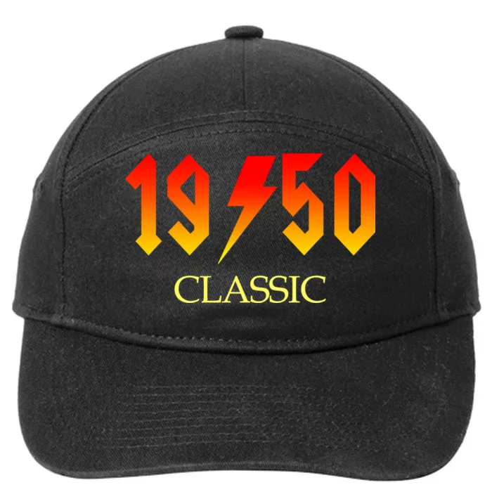 1950 Classic Rock 70th Birthday 7-Panel Snapback Hat