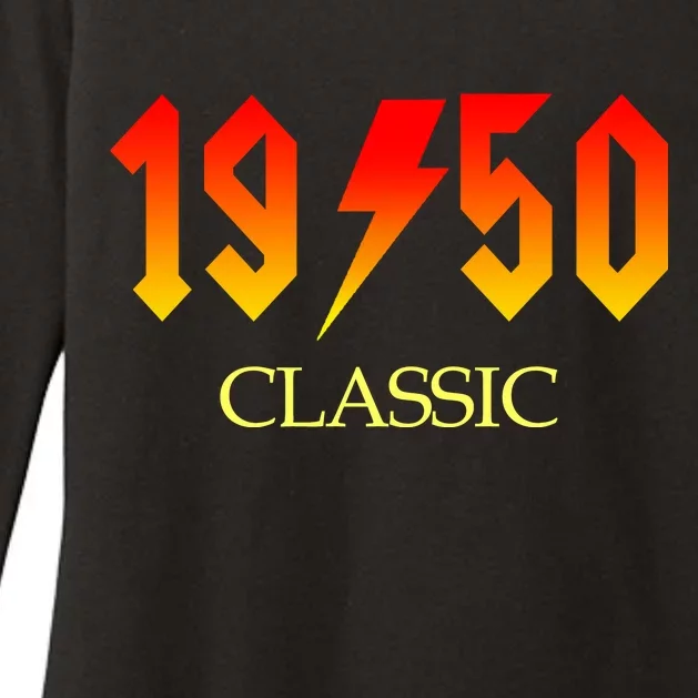 1950 Classic Rock 70th Birthday Womens CVC Long Sleeve Shirt