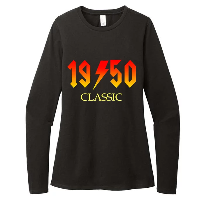 1950 Classic Rock 70th Birthday Womens CVC Long Sleeve Shirt