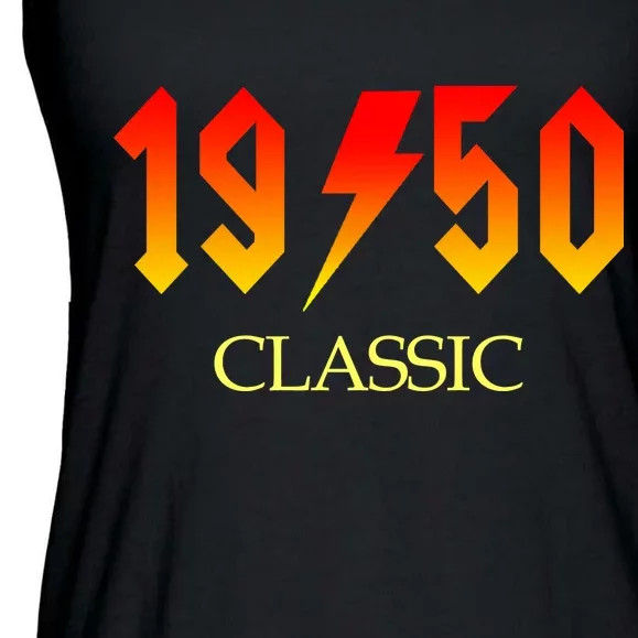 1950 Classic Rock 70th Birthday Ladies Essential Flowy Tank