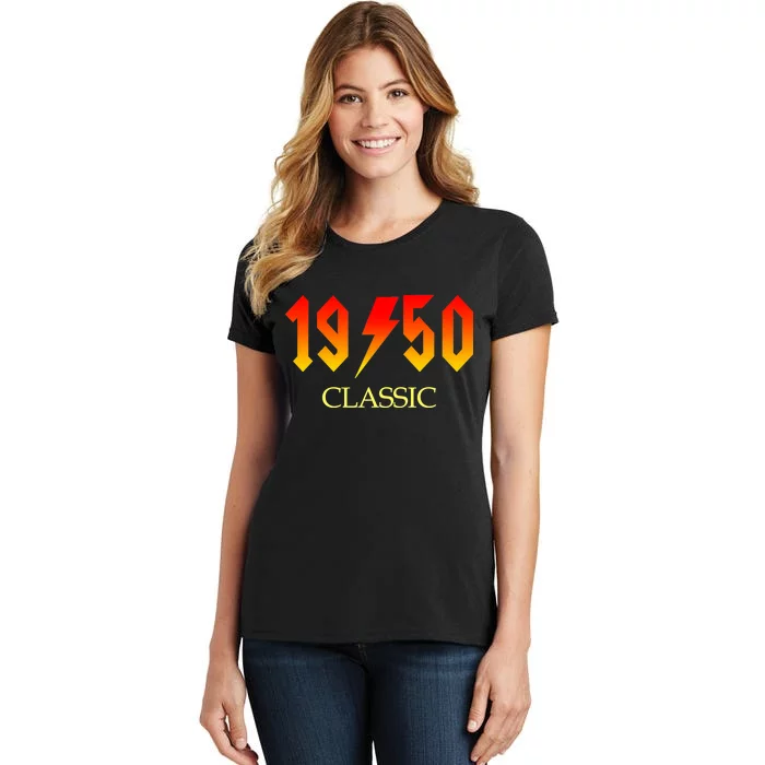 1950 Classic Rock 70th Birthday Women's T-Shirt