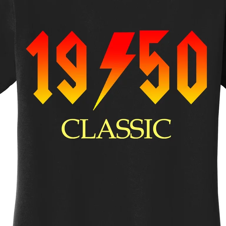 1950 Classic Rock 70th Birthday Women's T-Shirt