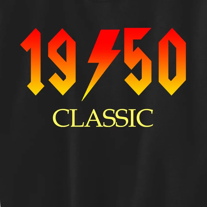 1950 Classic Rock 70th Birthday Kids Sweatshirt