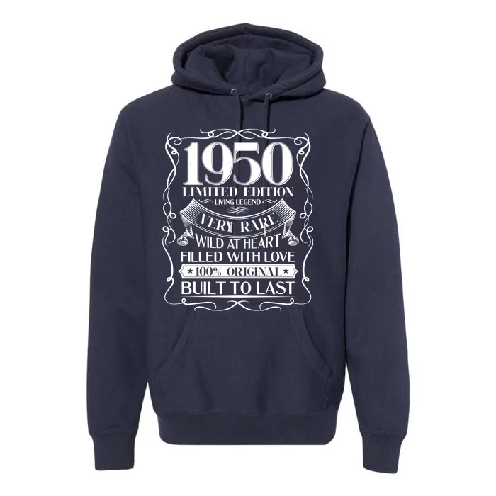 1950 Rare Limited Edition Legend 70th Birthday Premium Hoodie