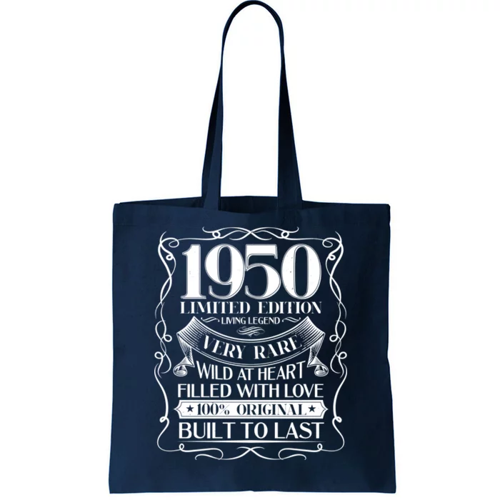 1950 Rare Limited Edition Legend 70th Birthday Tote Bag