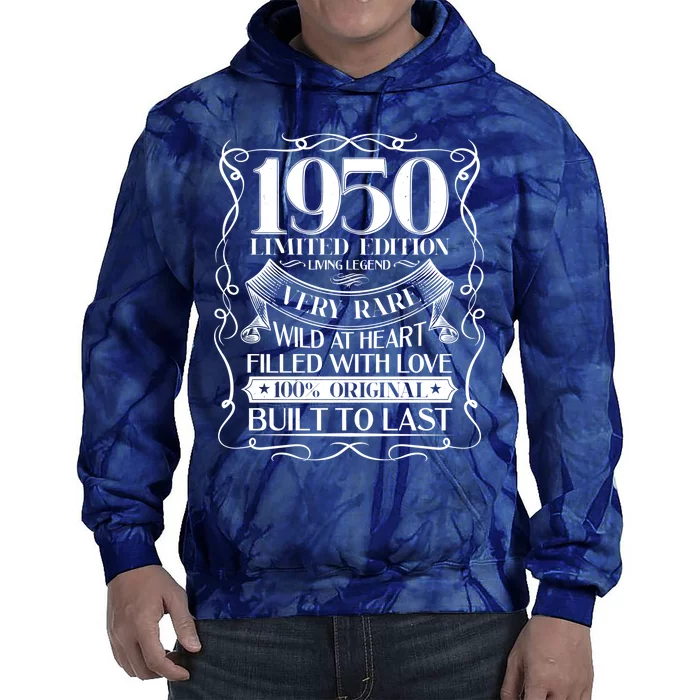 1950 Rare Limited Edition Legend 70th Birthday Tie Dye Hoodie