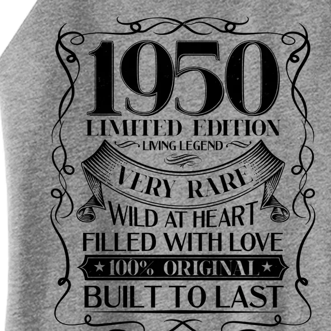 1950 Rare Limited Edition Legend 70th Birthday Women’s Perfect Tri Rocker Tank