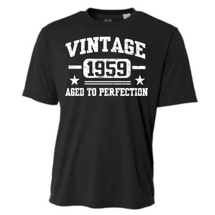 1959 Vintage Aged To Perfection Birthday Gift Cooling Performance Crew T-Shirt