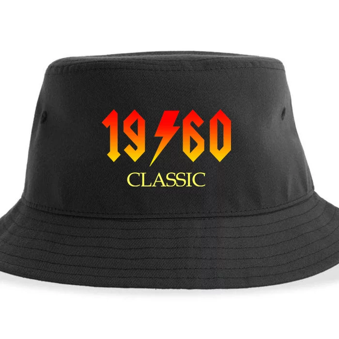 1960 Classic Rock 60th Birthday Sustainable Bucket Hat