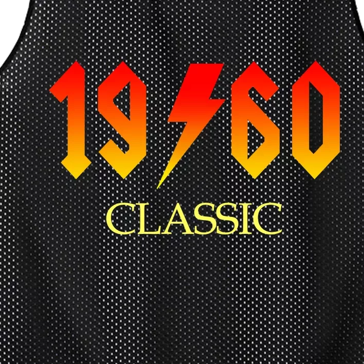 1960 Classic Rock 60th Birthday Mesh Reversible Basketball Jersey Tank