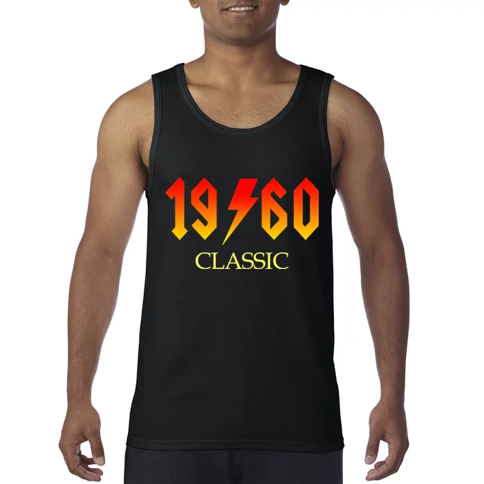 1960 Classic Rock 60th Birthday Tank Top