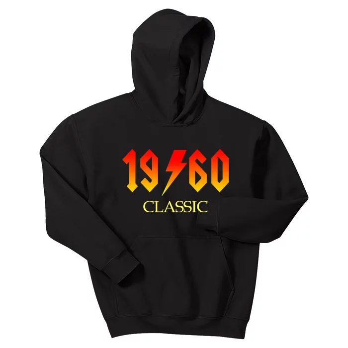 1960 Classic Rock 60th Birthday Kids Hoodie