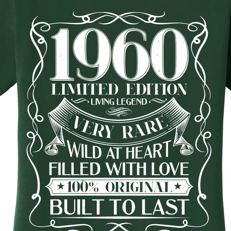 1960 Rare Limited Edition Legend 60th Birthday Women's T-Shirt