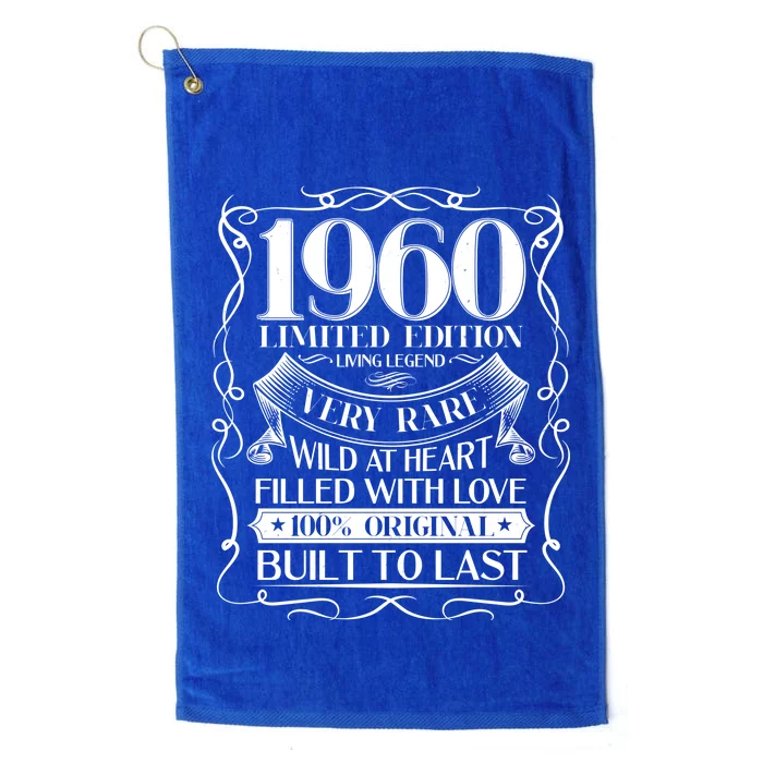 1960 Rare Limited Edition Legend 60th Birthday Platinum Collection Golf Towel