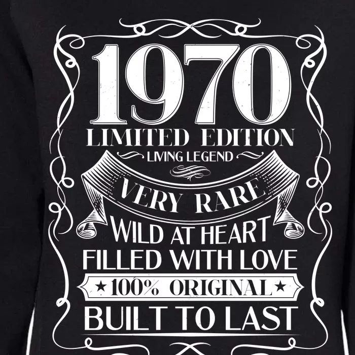 1970 Rare Limited Edition Legend 50th Birthday Womens California Wash Sweatshirt