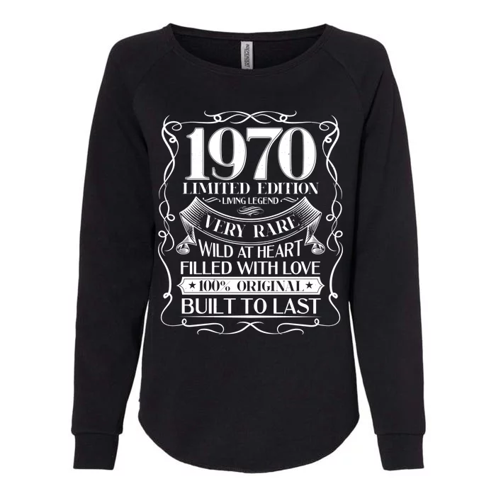 1970 Rare Limited Edition Legend 50th Birthday Womens California Wash Sweatshirt