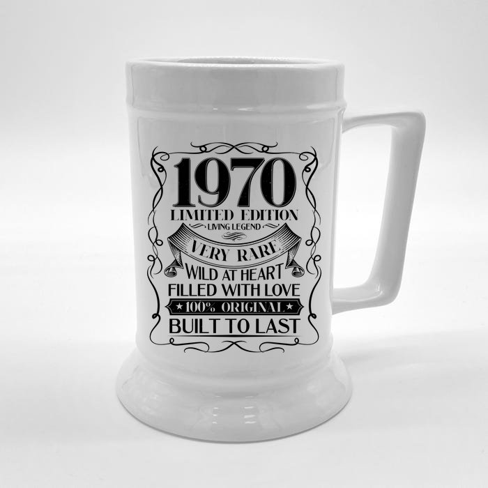 1970 Rare Limited Edition Legend 50th Birthday Front & Back Beer Stein