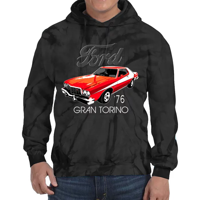 1976 Ford Gran Torino Tie Dye Hoodie