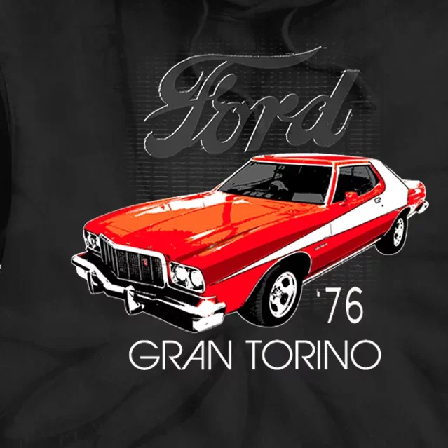 1976 Ford Gran Torino Tie Dye Hoodie