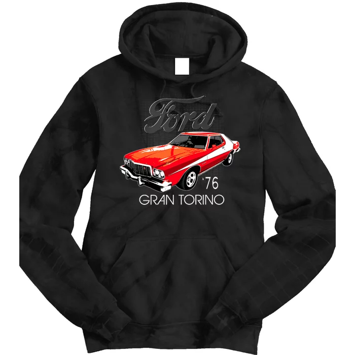 1976 Ford Gran Torino Tie Dye Hoodie