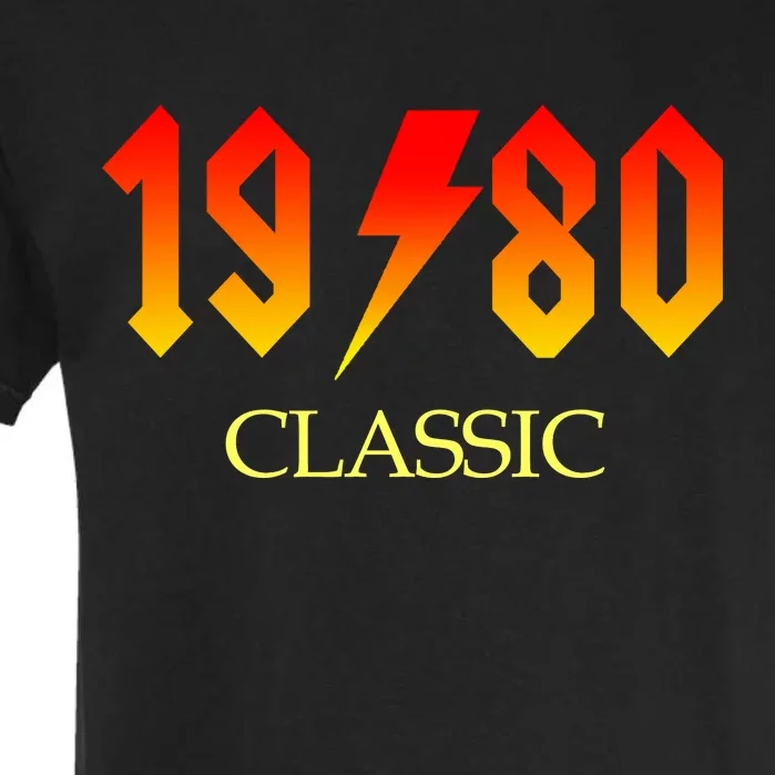 1980 Classic Rock 40th Birthday Garment-Dyed Heavyweight T-Shirt