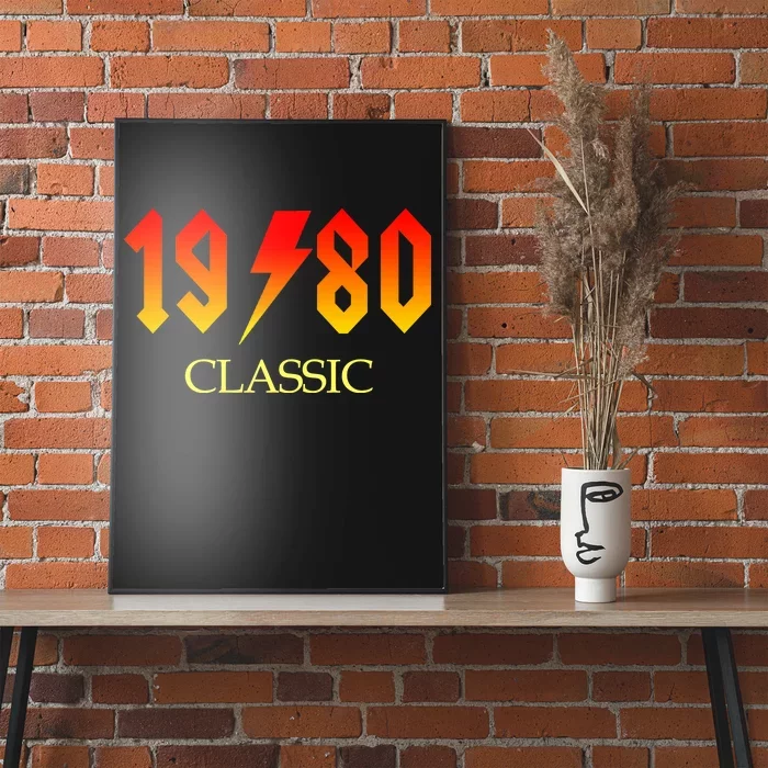 1980 Classic Rock 40th Birthday Poster