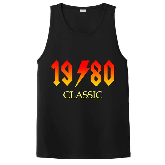 1980 Classic Rock 40th Birthday Performance Tank