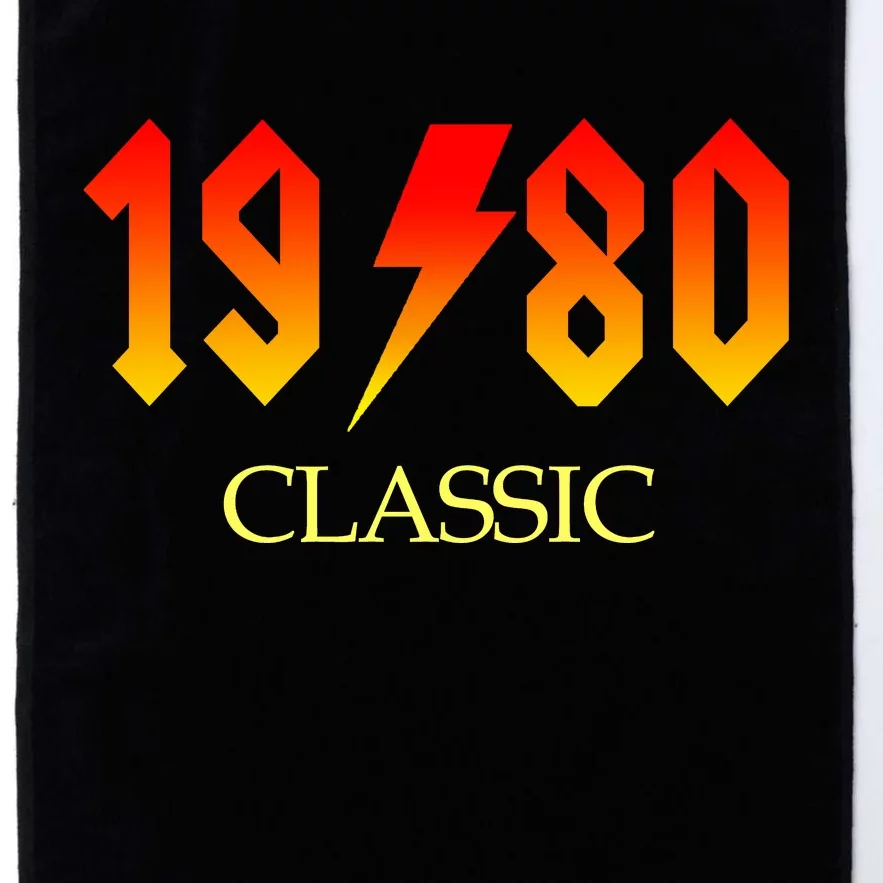 1980 Classic Rock 40th Birthday Platinum Collection Golf Towel