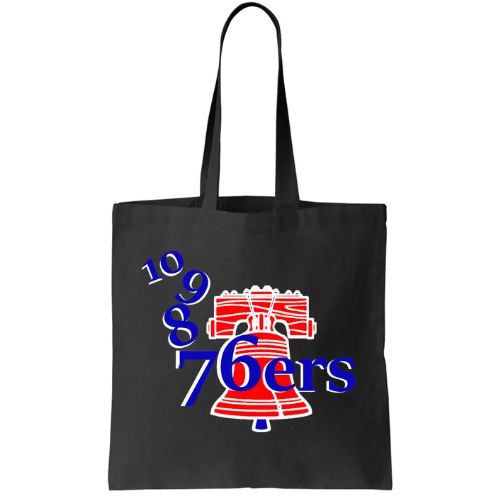 10 9 8 76ers Tote Bag