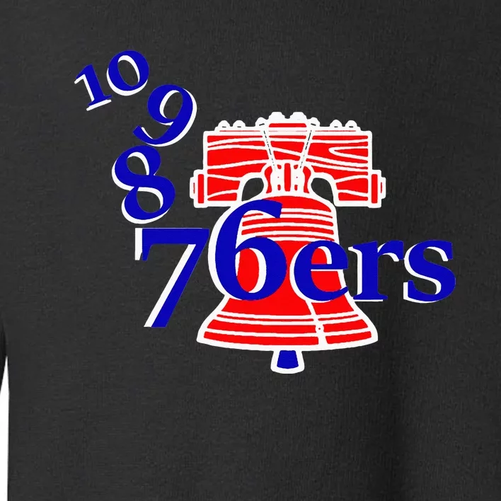 10 9 8 76ers Toddler Sweatshirt