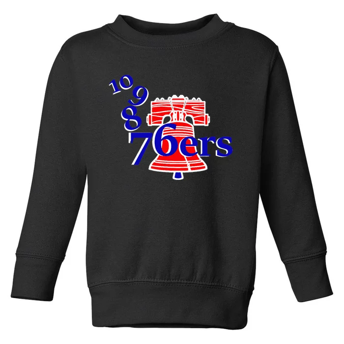 10 9 8 76ers Toddler Sweatshirt