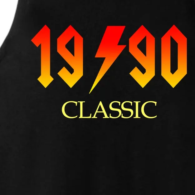 1990 Classic Rock 30th Birthday Ladies Tri-Blend Wicking Tank