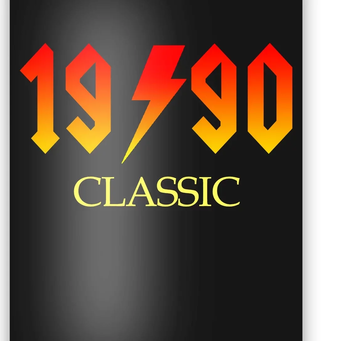 1990 Classic Rock 30th Birthday Poster