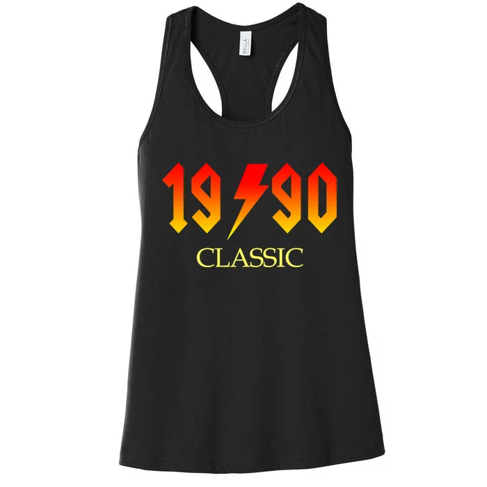 1990 Classic Rock 30th Birthday Women's Racerback Tank