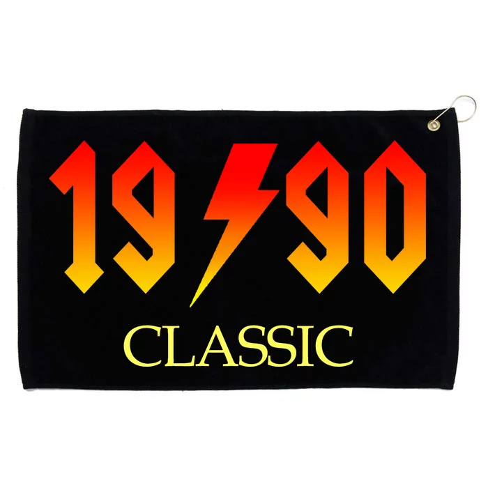 1990 Classic Rock 30th Birthday Grommeted Golf Towel