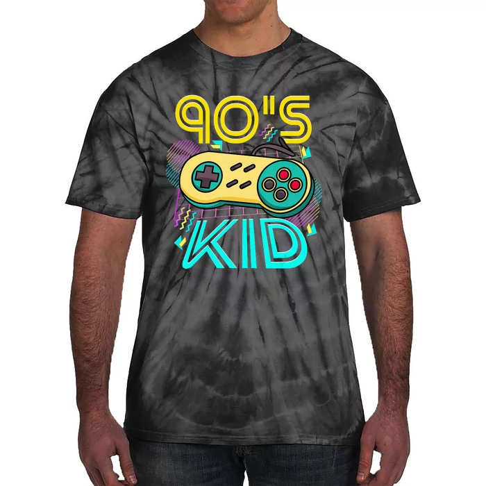 1990'S 90S I Heart The Nineties I Love The 90'S Video Games Tie-Dye T-Shirt