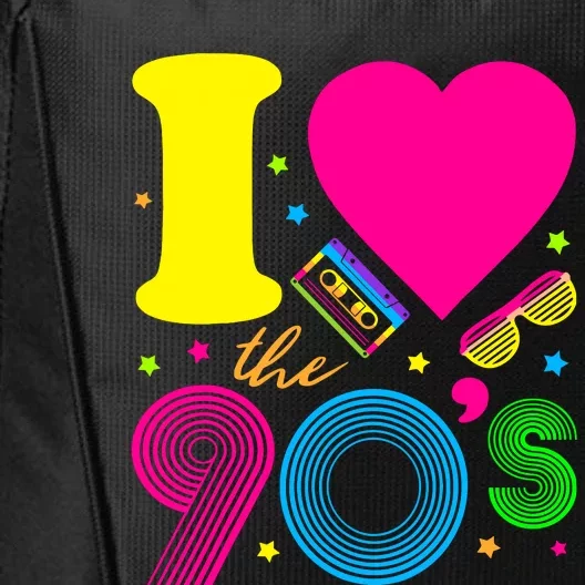 1990S 90s I Heart The Nineties City Backpack