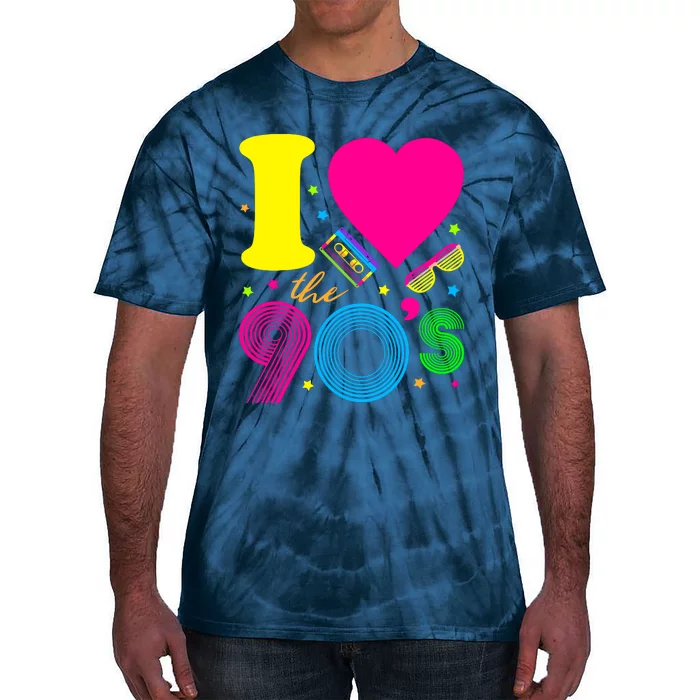 1990S 90s I Heart The Nineties Tie-Dye T-Shirt