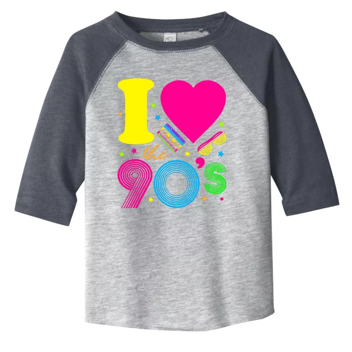 1990S 90s I Heart The Nineties Toddler Fine Jersey T-Shirt