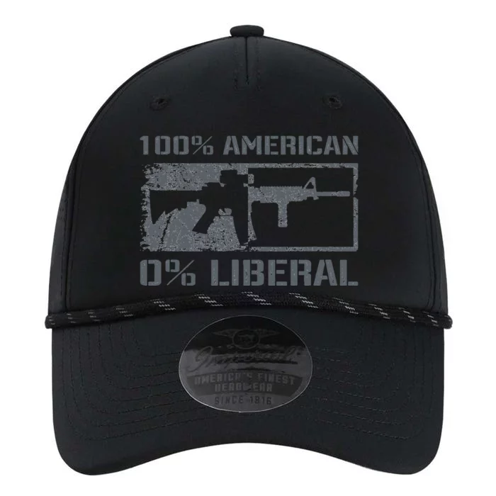 100 American 0 Liberal 2nd Amendment AR15 Rifle Funny Gun Performance The Dyno Cap