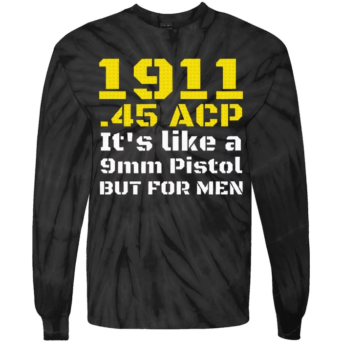 1911 Accessories 1911 .45 Acp For Sport Shooting Ipsc Tie-Dye Long Sleeve Shirt