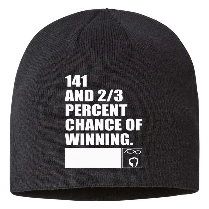 141 And 23 Percent Chance Of Winning 8 1/2in Sustainable Knit Beanie