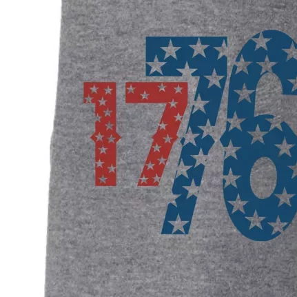 1776 American 4th Of July Doggie 3-End Fleece Hoodie