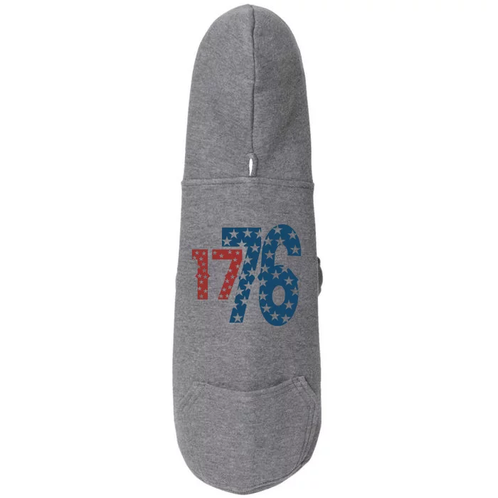 1776 American 4th Of July Doggie 3-End Fleece Hoodie