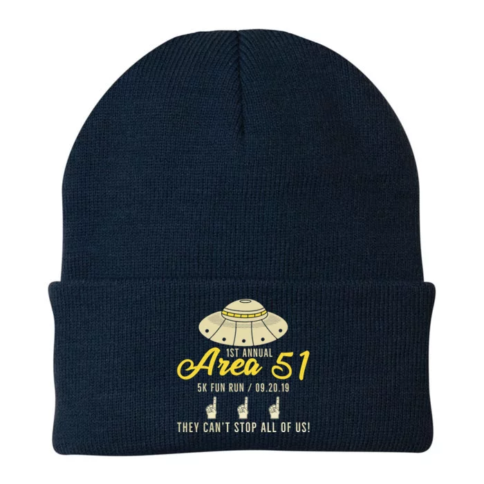 1st Area 51 5k Run Knit Cap Winter Beanie