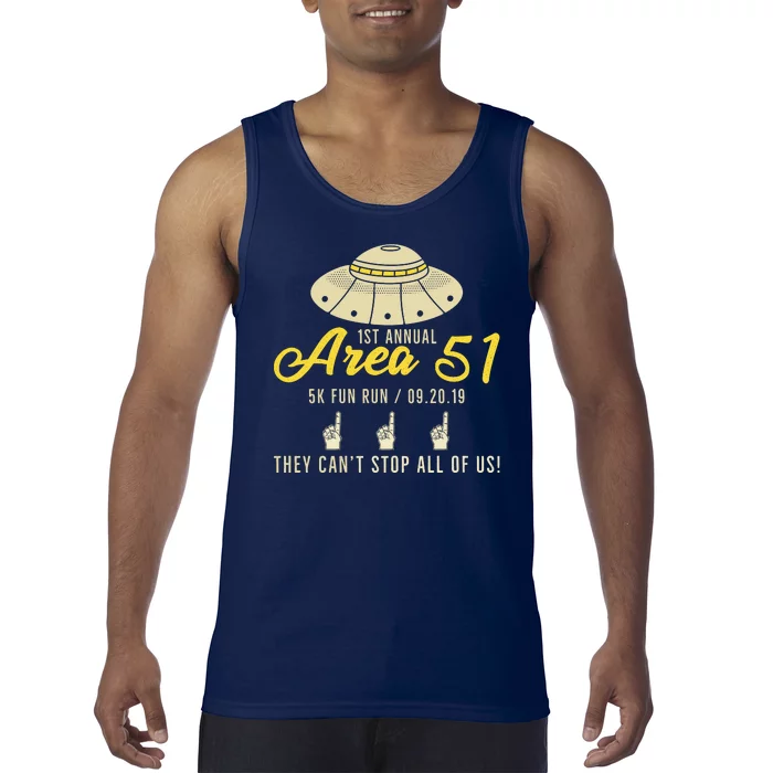 1st Area 51 5k Run Tank Top