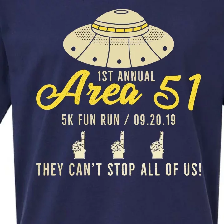 1st Area 51 5k Run Sueded Cloud Jersey T-Shirt