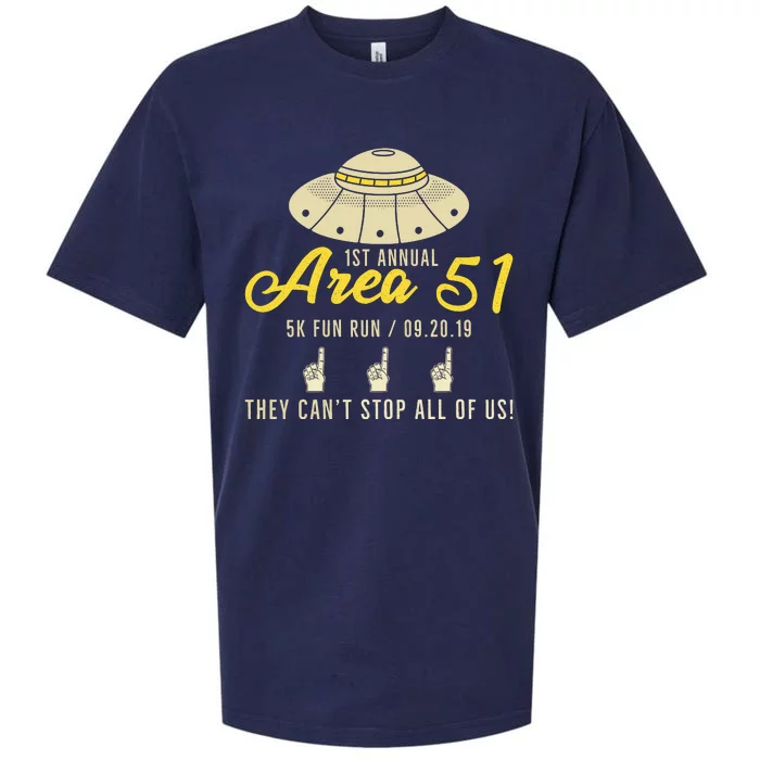 1st Area 51 5k Run Sueded Cloud Jersey T-Shirt