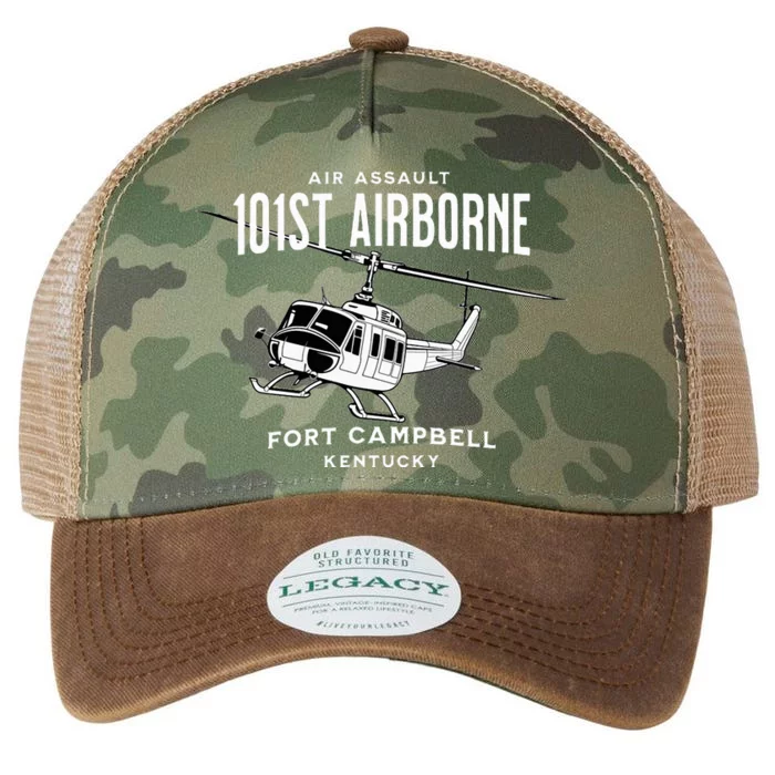 101st Airborne Air Assault Helicopter Fort Campbell Kentucky Legacy Tie Dye Trucker Hat